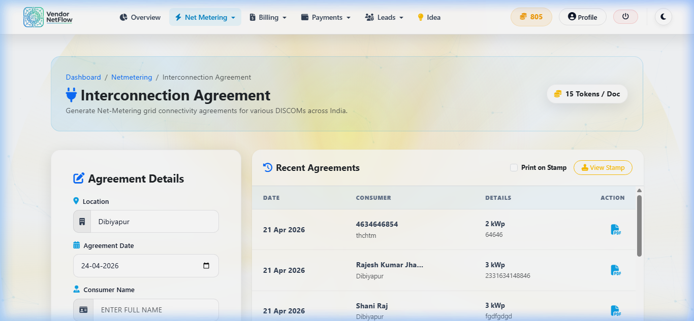 Net Metering Automation